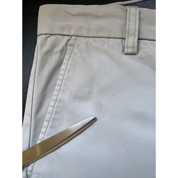 Banana Republic Pant Mens 34X32 Khaki Relaxed Fit Dawson Chino Cotton Preppy - Picture 8 of 14